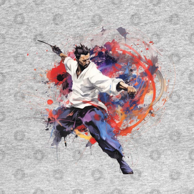 Karate & Kung Fu - Watercolor by TooplesArt